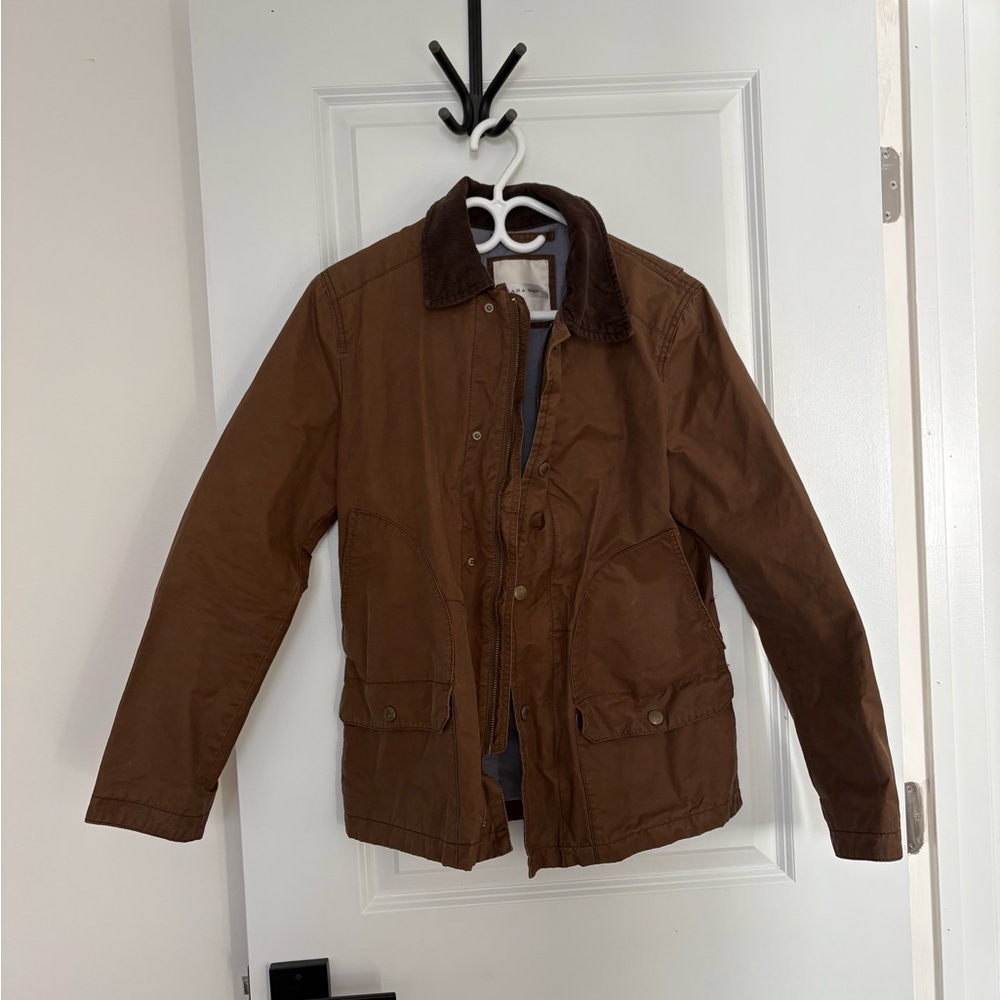 Zara Men's Brown Barn Jacket